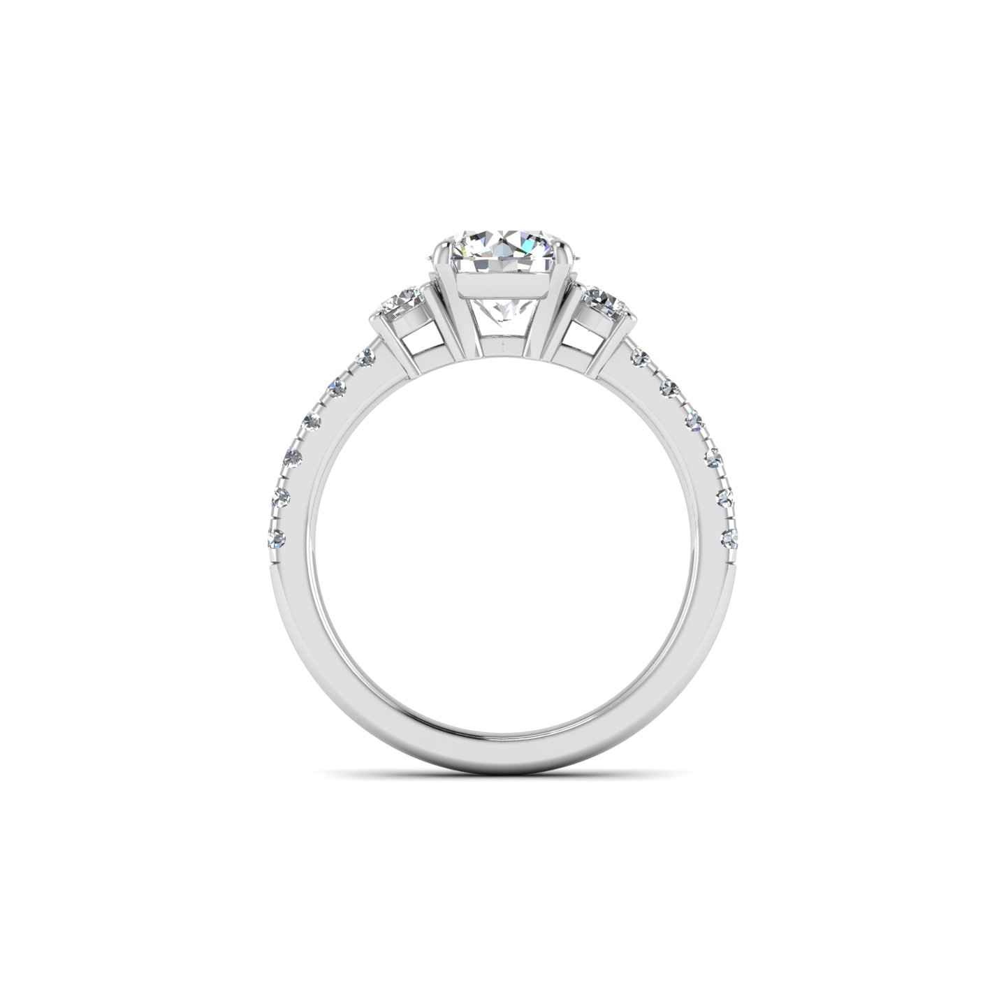 Korman Signature Eve Diamond Engagement Ring Setting